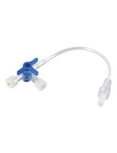 TORNEIRA DE 3 VIAS COM TUBO DE  EXTENSÃO 10CM (IVA INCLUÍDO)